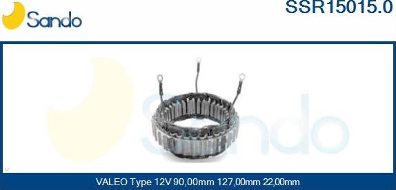 Sando SSR15015.0 - Stator, alternator www.molydon.hr