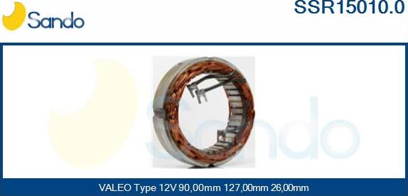 Sando SSR15010.0 - Stator, alternator www.molydon.hr