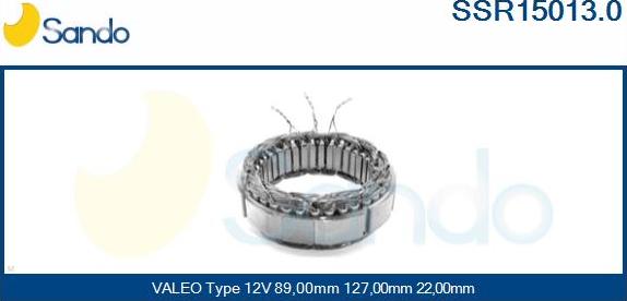 Sando SSR15013.0 - Stator, alternator www.molydon.hr