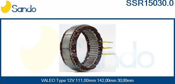 Sando SSR15030.0 - Stator, alternator www.molydon.hr