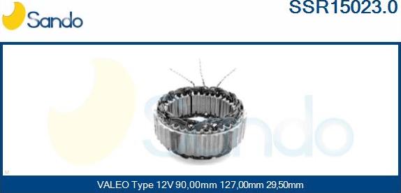 Sando SSR15023.0 - Stator, alternator www.molydon.hr