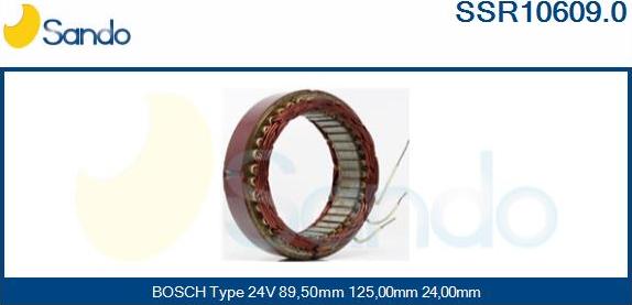 Sando SSR10609.0 - Stator, alternator www.molydon.hr