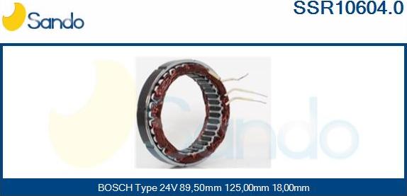 Sando SSR10604.0 - Stator, alternator www.molydon.hr