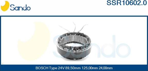 Sando SSR10602.0 - Stator, alternator www.molydon.hr