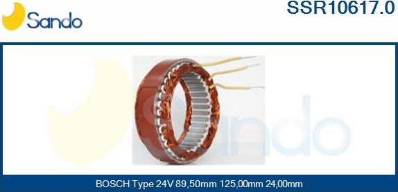 Sando SSR10617.0 - Stator, alternator www.molydon.hr