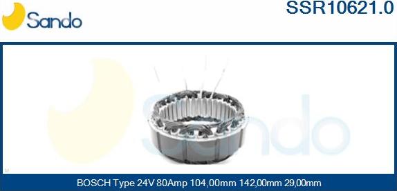 Sando SSR10621.0 - Stator, alternator www.molydon.hr