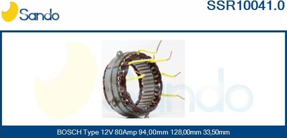 Sando SSR10041.0 - Stator, alternator www.molydon.hr