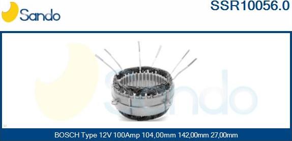 Sando SSR10056.0 - Stator, alternator www.molydon.hr