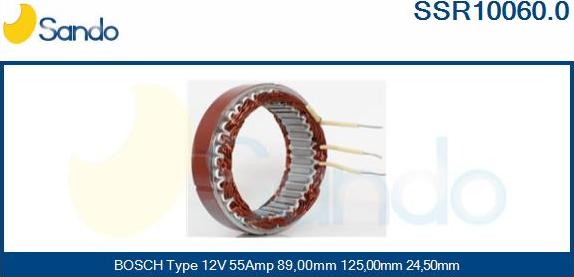 Sando SSR10060.0 - Stator, alternator www.molydon.hr