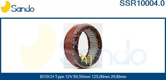 Sando SSR10004.0 - Stator, alternator www.molydon.hr