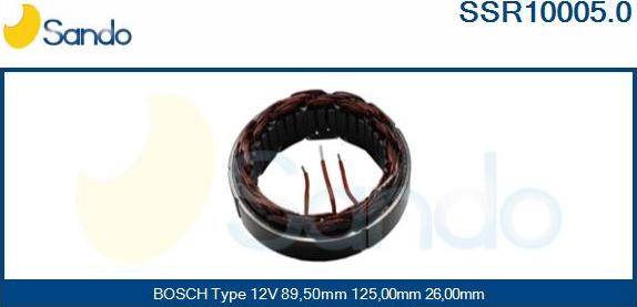 Sando SSR10005.0 - Stator, alternator www.molydon.hr