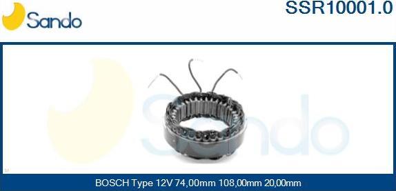 Sando SSR10001.0 - Stator, alternator www.molydon.hr