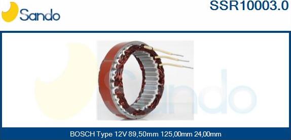 Sando SSR10003.0 - Stator, alternator www.molydon.hr