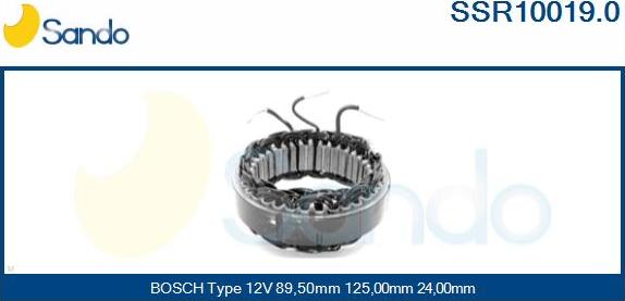 Sando SSR10019.0 - Stator, alternator www.molydon.hr