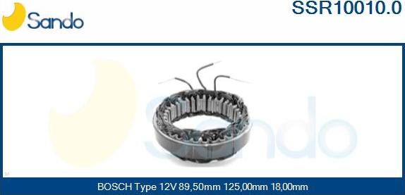 Sando SSR10010.0 - Stator, alternator www.molydon.hr