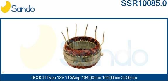 Sando SSR10085.0 - Stator, alternator www.molydon.hr