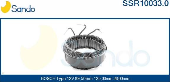 Sando SSR10033.0 - Stator, alternator www.molydon.hr