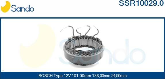 Sando SSR10029.0 - Stator, alternator www.molydon.hr