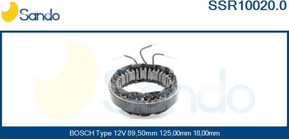 Sando SSR10020.0 - Stator, alternator www.molydon.hr