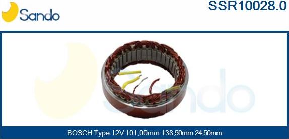 Sando SSR10028.0 - Stator, alternator www.molydon.hr