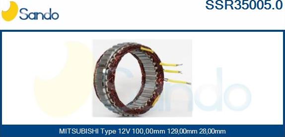 Sando SSR35005.0 - Stator, alternator www.molydon.hr