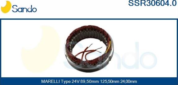 Sando SSR30604.0 - Stator, alternator www.molydon.hr