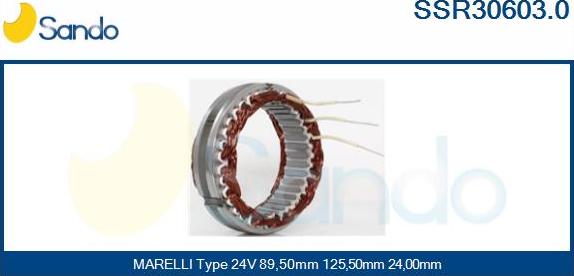 Sando SSR30603.0 - Stator, alternator www.molydon.hr