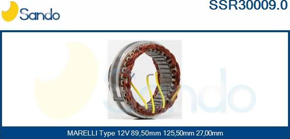 Sando SSR30009.0 - Stator, alternator www.molydon.hr