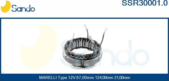 Sando SSR30001.0 - Stator, alternator www.molydon.hr