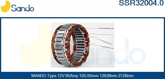 Sando SSR32004.0 - Stator, alternator www.molydon.hr