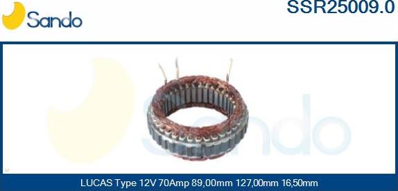 Sando SSR25009.0 - Stator, alternator www.molydon.hr