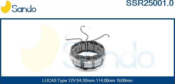 Sando SSR25001.0 - Stator, alternator www.molydon.hr