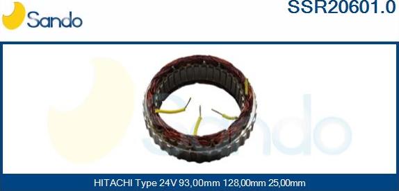 Sando SSR20601.0 - Stator, alternator www.molydon.hr