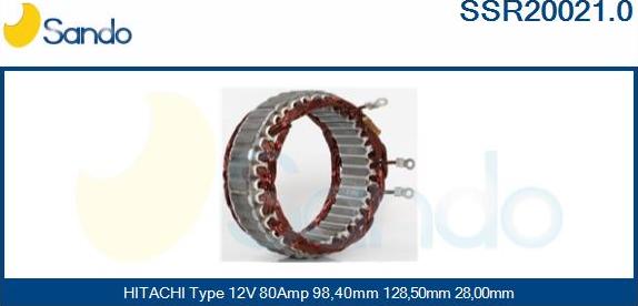 Sando SSR20021.0 - Stator, alternator www.molydon.hr