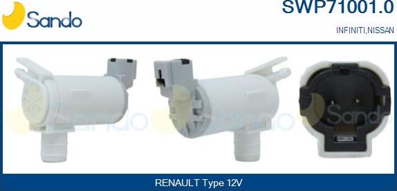 Sando SWP71001.0 - Pumpa za tekućinu za pranje, pranje vjetrobrana www.molydon.hr