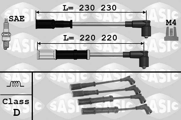 Sasic 9286045 - Set kablova za paljenje www.molydon.hr