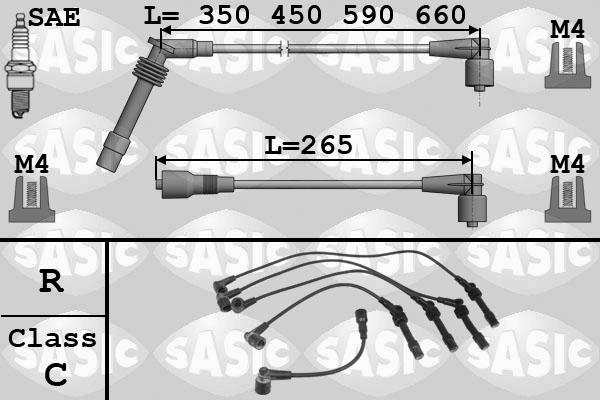 Sasic 9286004 - Set kablova za paljenje www.molydon.hr