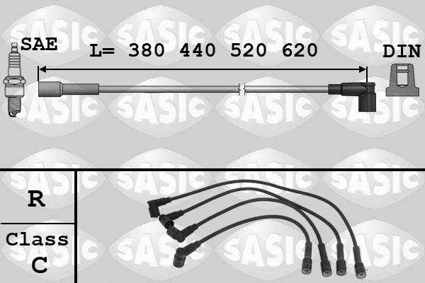 Sasic 9286005 - Set kablova za paljenje www.molydon.hr