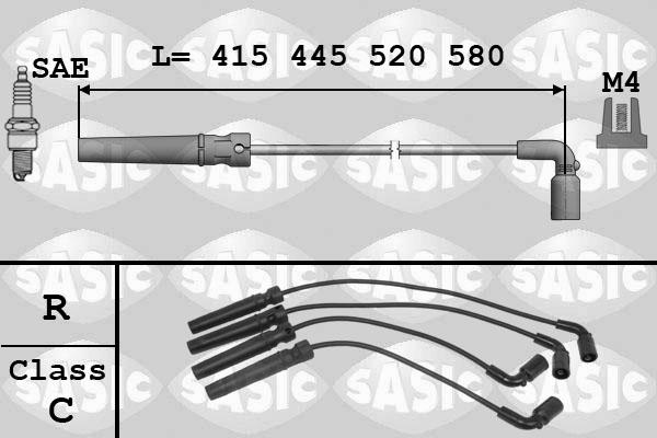 Sasic 9286003 - Set kablova za paljenje www.molydon.hr