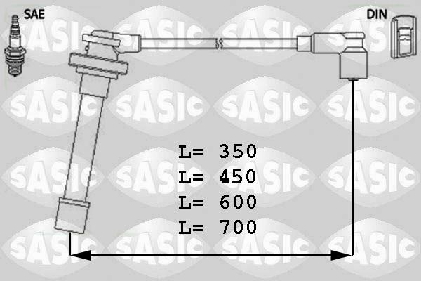 Sasic 9286011 - Set kablova za paljenje www.molydon.hr