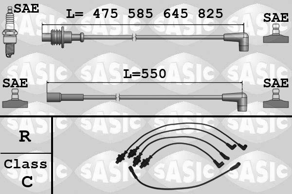 Sasic 9280005 - Set kablova za paljenje www.molydon.hr