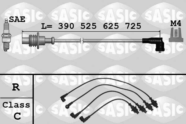 Sasic 9280001 - Set kablova za paljenje www.molydon.hr