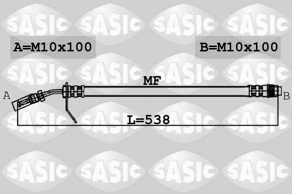 Sasic 6604009 - Kočiono crijevo, lajtung www.molydon.hr