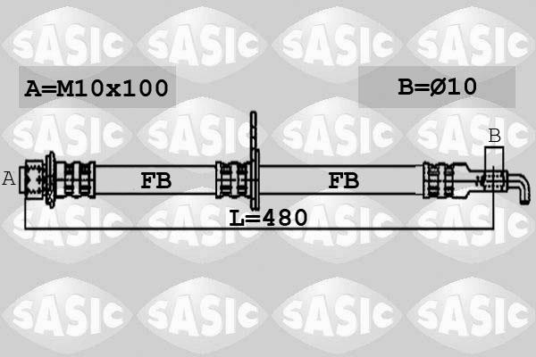 Sasic 6606090 - Kočiono crijevo, lajtung www.molydon.hr