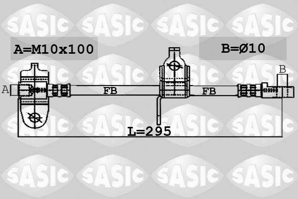 Sasic 6606057 - Kočiono crijevo, lajtung www.molydon.hr