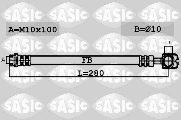 Sasic 6606079 - Kočiono crijevo, lajtung www.molydon.hr