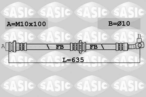 Sasic 6606154 - Kočiono crijevo, lajtung www.molydon.hr