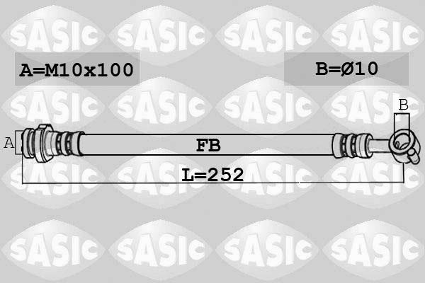 Sasic 6606151 - Kočiono crijevo, lajtung www.molydon.hr