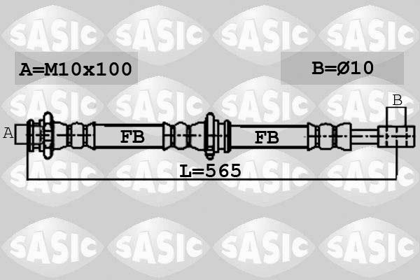 Sasic 6606157 - Kočiono crijevo, lajtung www.molydon.hr