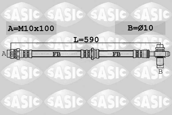 Sasic 6606254 - Kočiono crijevo, lajtung www.molydon.hr